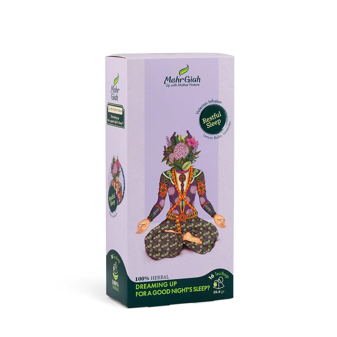 دمنوش خواب آرام 16 عددی (مخلوط سنبل‌الطیب)مهرگیاه